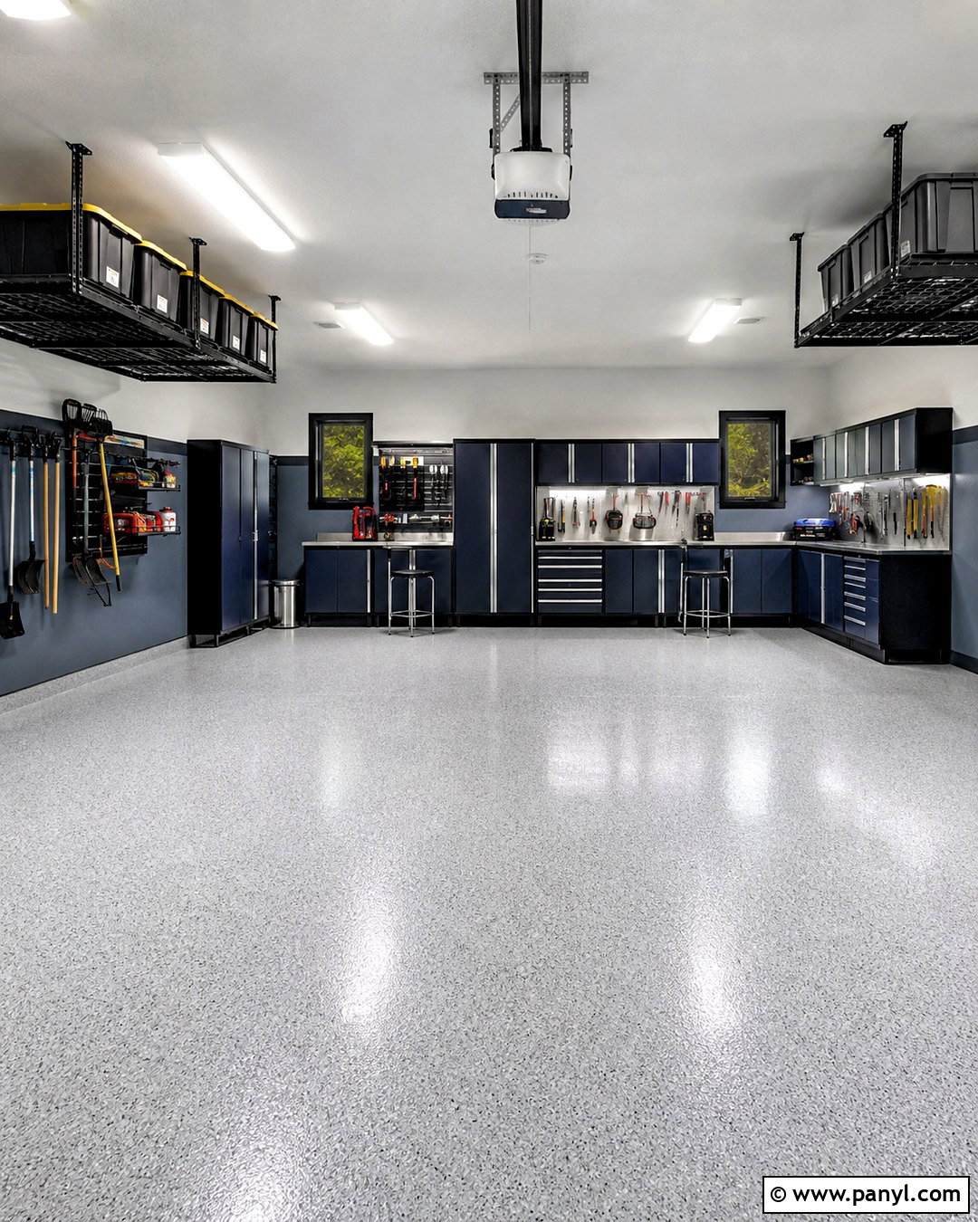 Slate Blue Garage - 20 best garage paint colors
