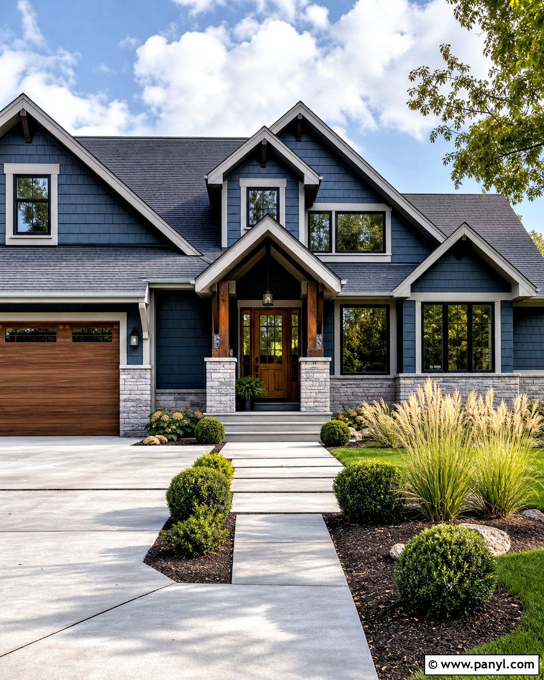Slate Blue House Color - 20 modern house colors