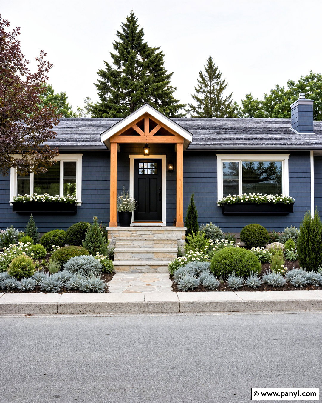 Slate Blue House Exterior Color Scheme - 20 house exterior colors schemes