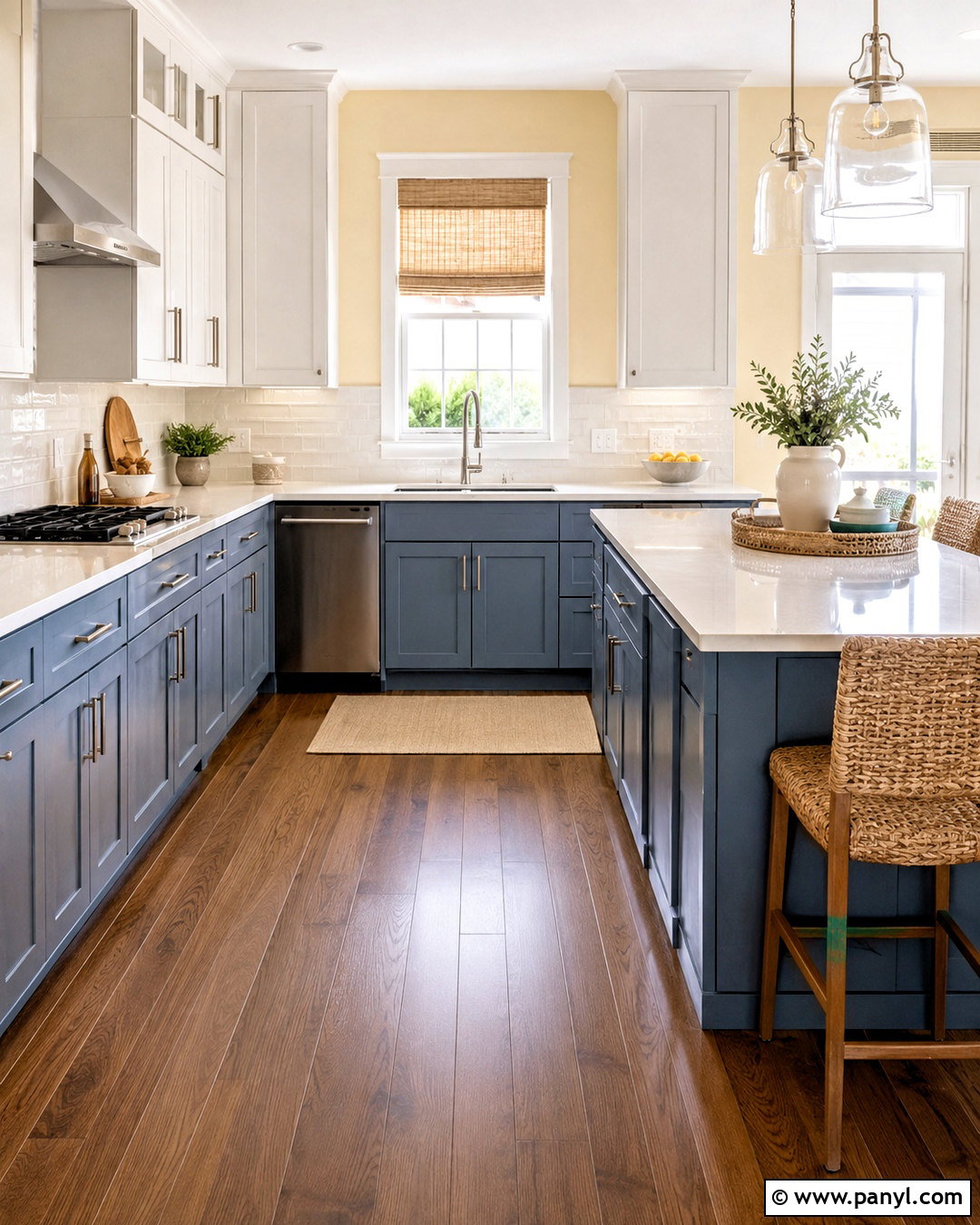 Slate Blue Kitchen Cabinets With Yellow Walls - 20 What Color Kitchen Cabinets Go With Yellow Walls