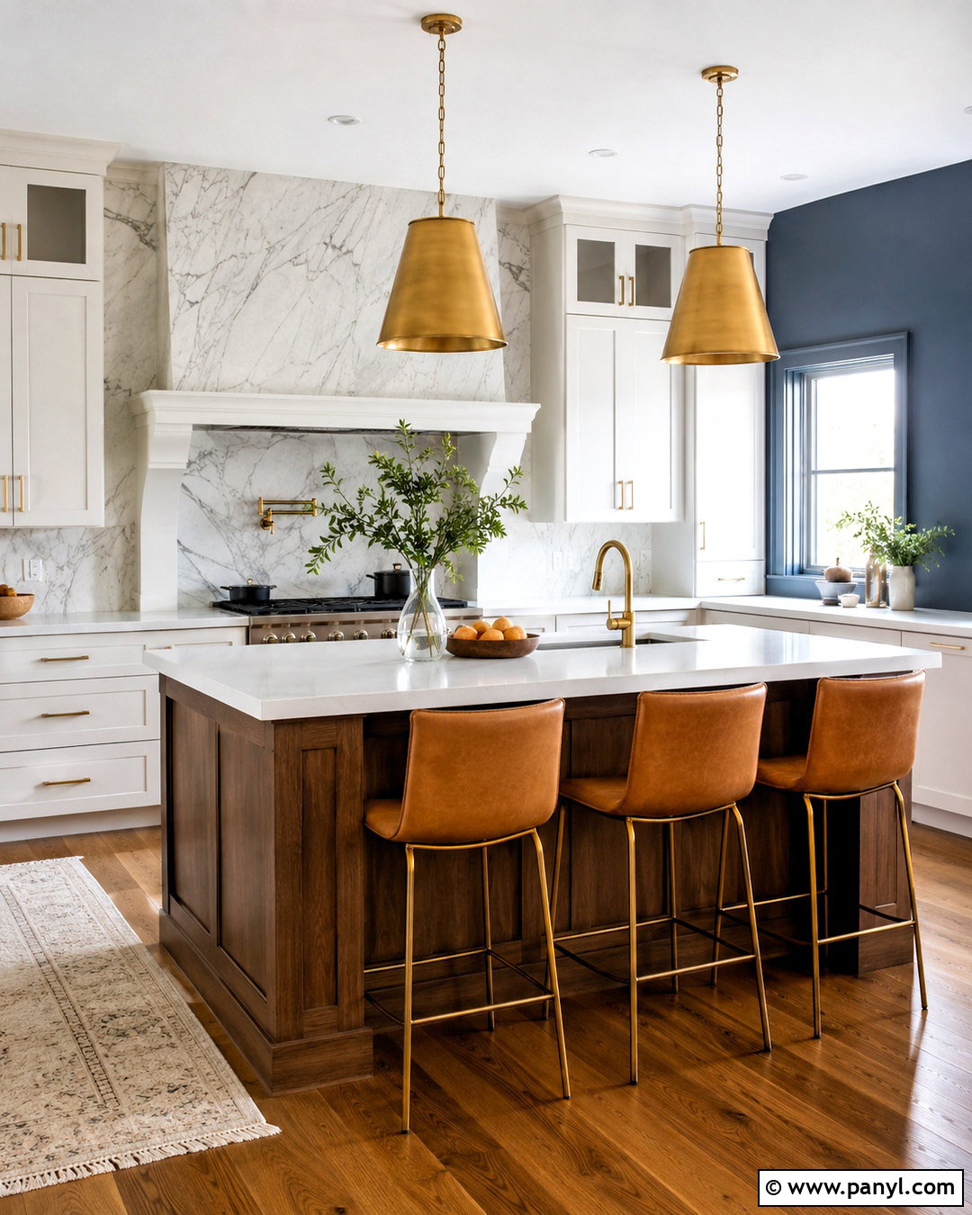 Slate Blue Kitchen Walls - 35 white kitchen cabinets wall color ideas