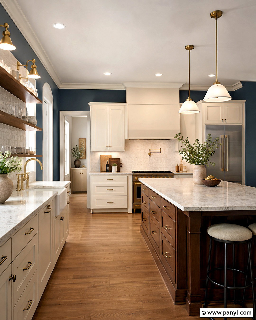 Slate Blue Kitchen Walls - 40 kitchen colors for walls