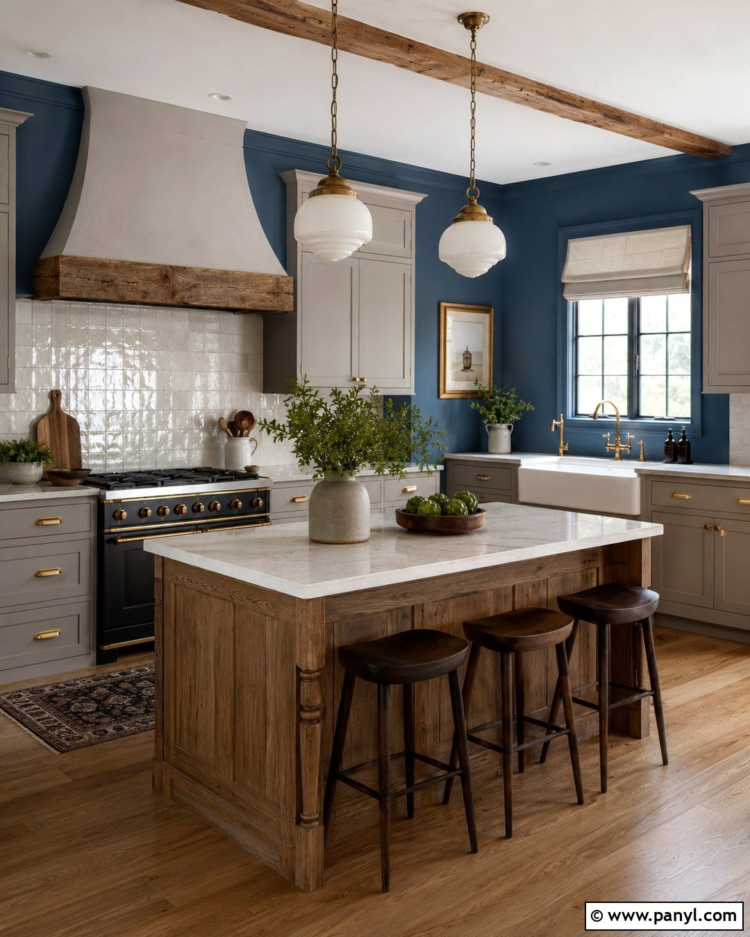 20 Country Blue Kitchen Walls Ideas for a Charming Home