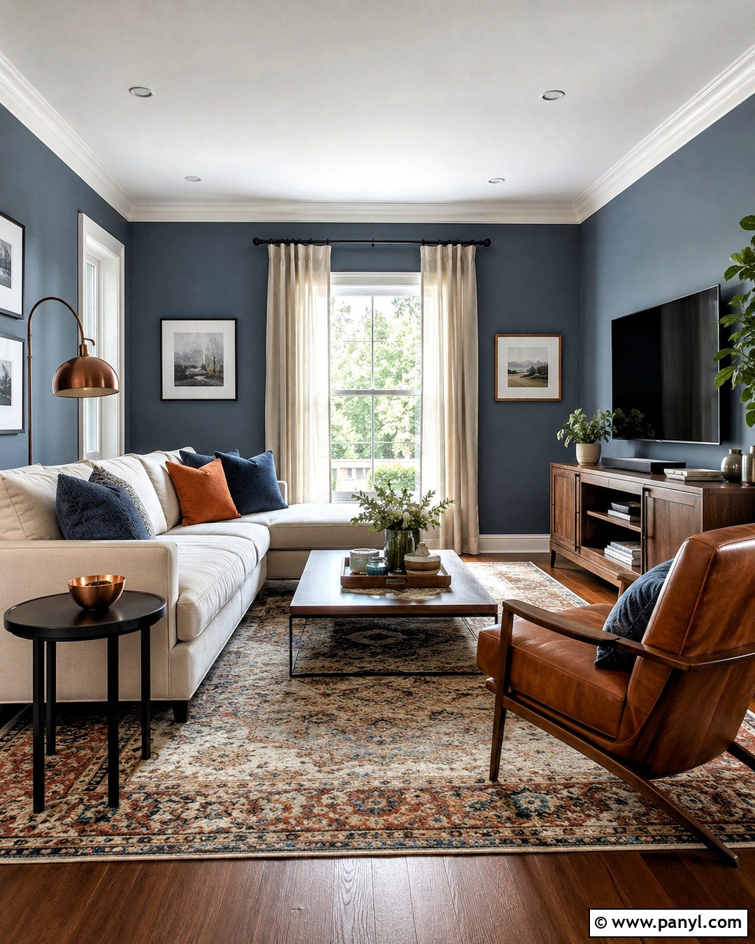 Slate Blue Living Room Paint - 20 popular paint colors for living room ideas