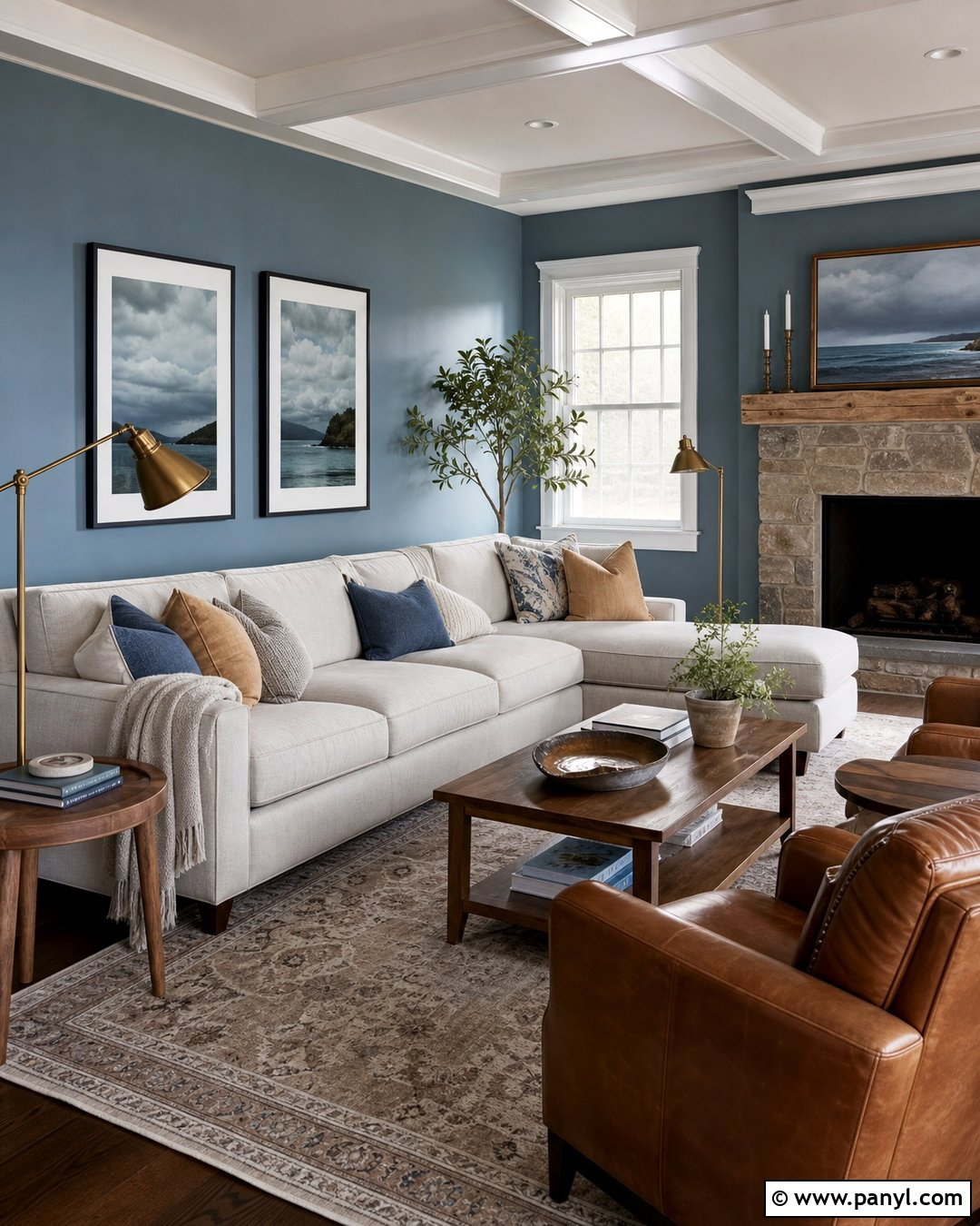 Slate Blue Living Room Wall Paint - 20 Best Wall Paint Colors For Living Room Ideas
