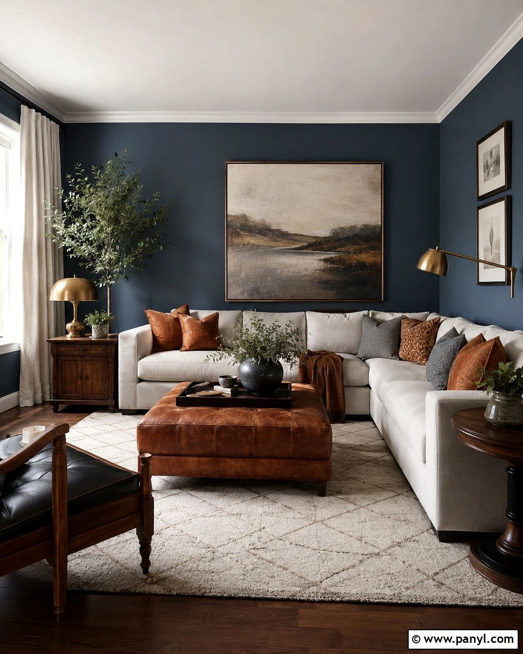 Slate Blue Living Room Walls - 20 Blue Shades Wall Paint Ideas