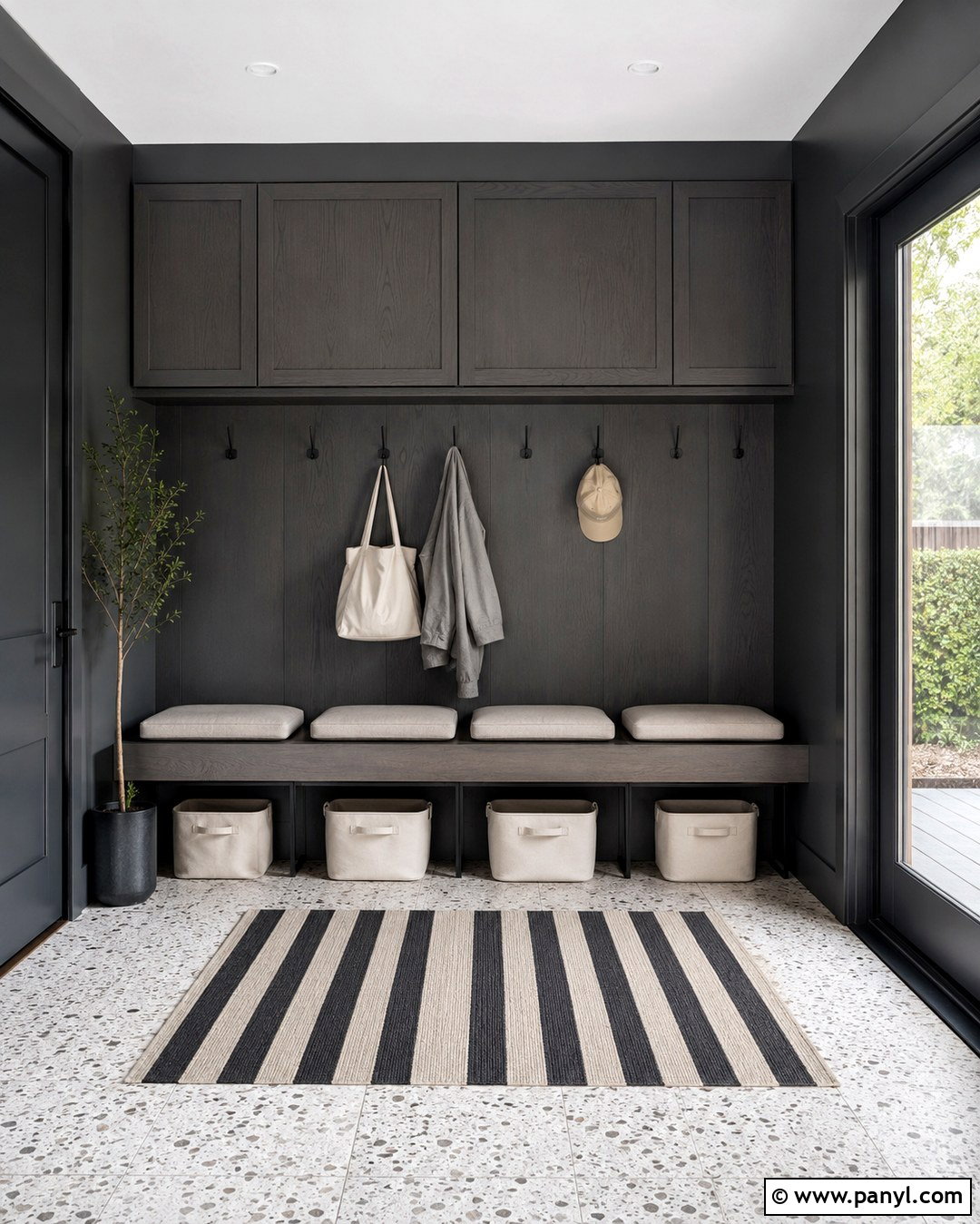 Slate Blue Mudroom Walls - 20 Dark Mudroom Wall Colors