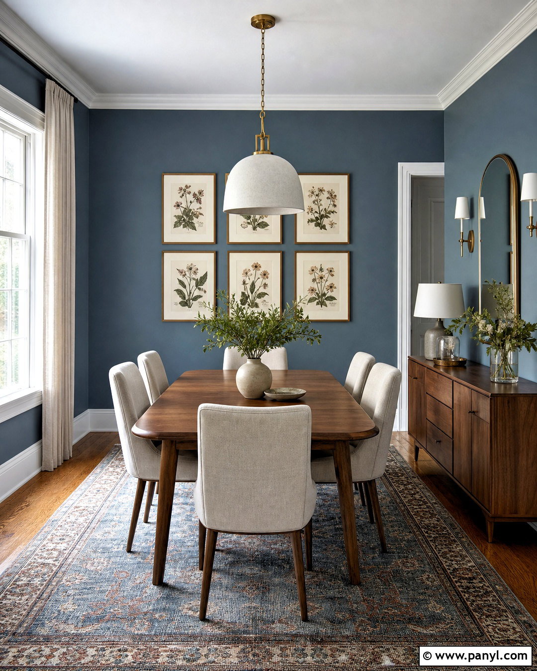 Slate Blue Paint Dining Room - 20 blue interior paint ideas