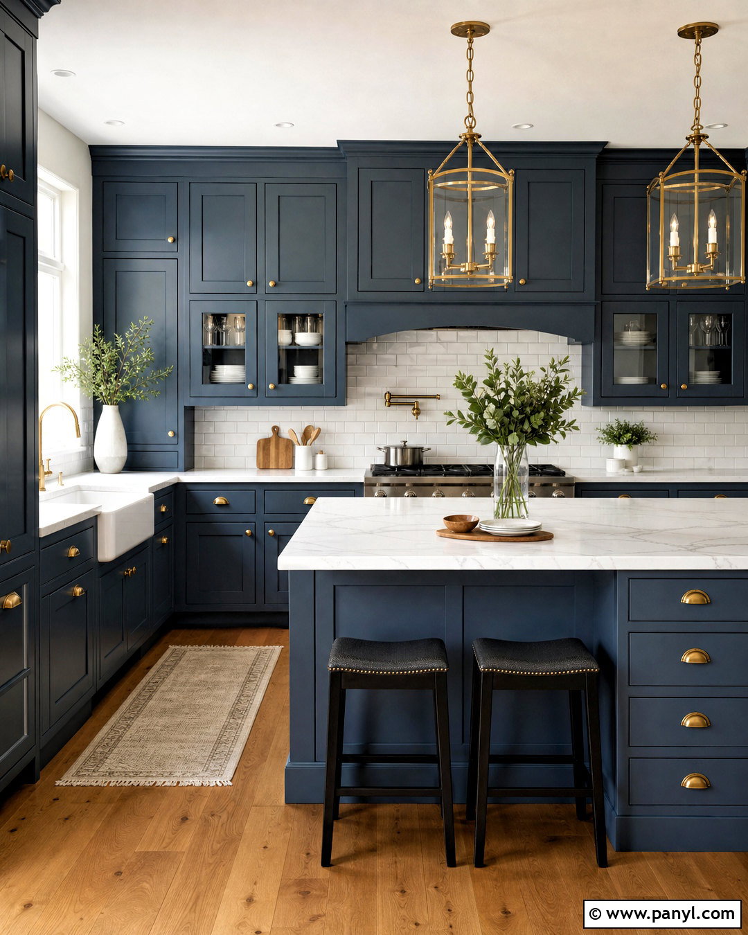 Slate Blue Shaker Kitchen - 20 slate blue kitchen ideas