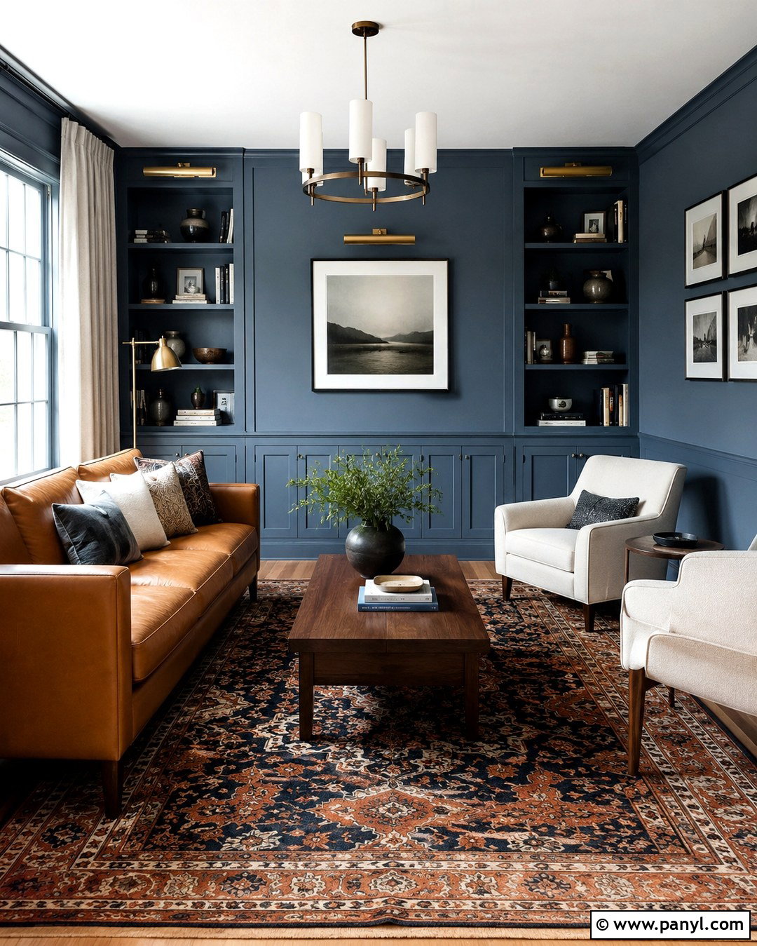 Slate Blue Transitional Wall Color - 20 Transitional Wall Colors