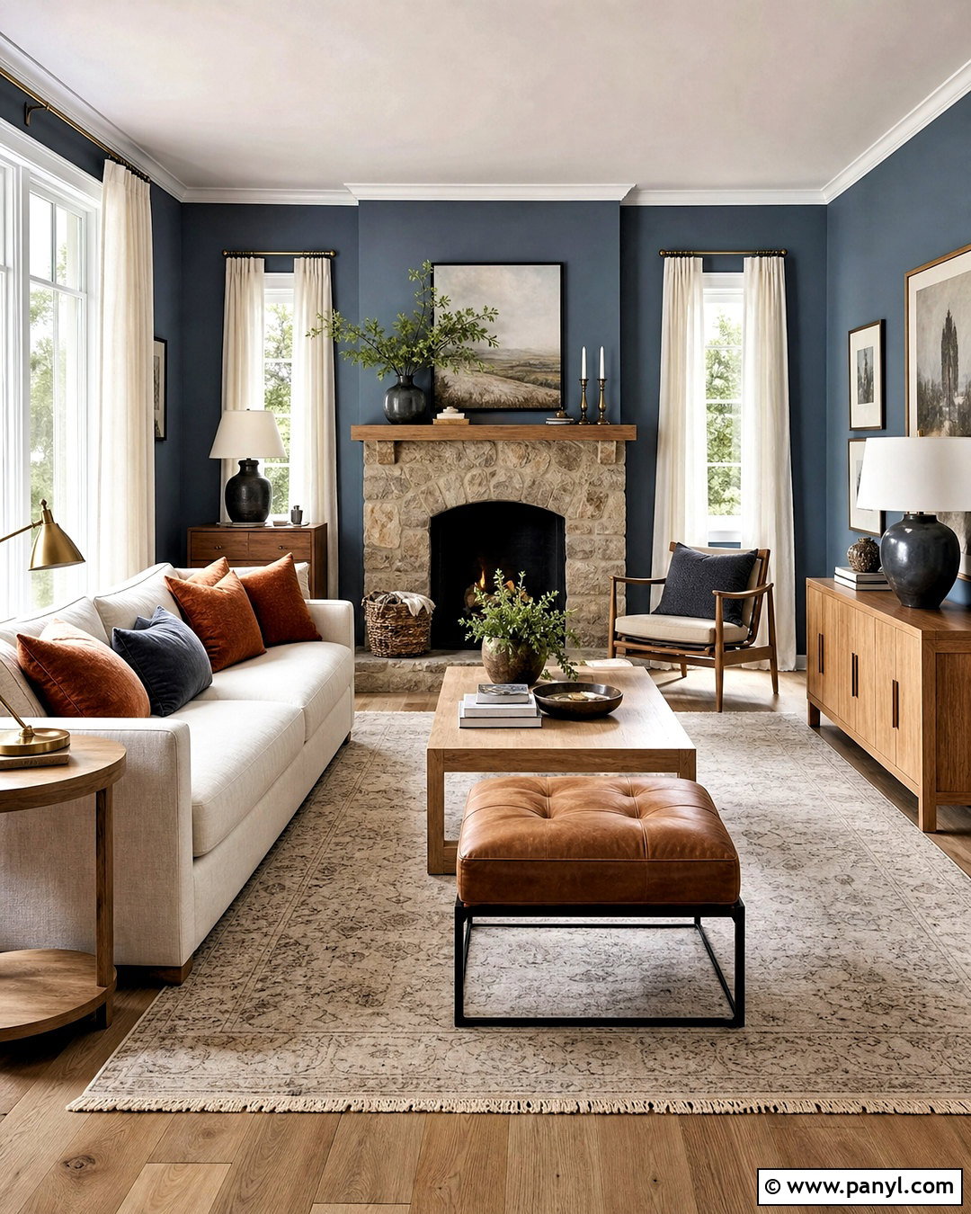 Slate Blue Wall Color - 20 interior wall colors