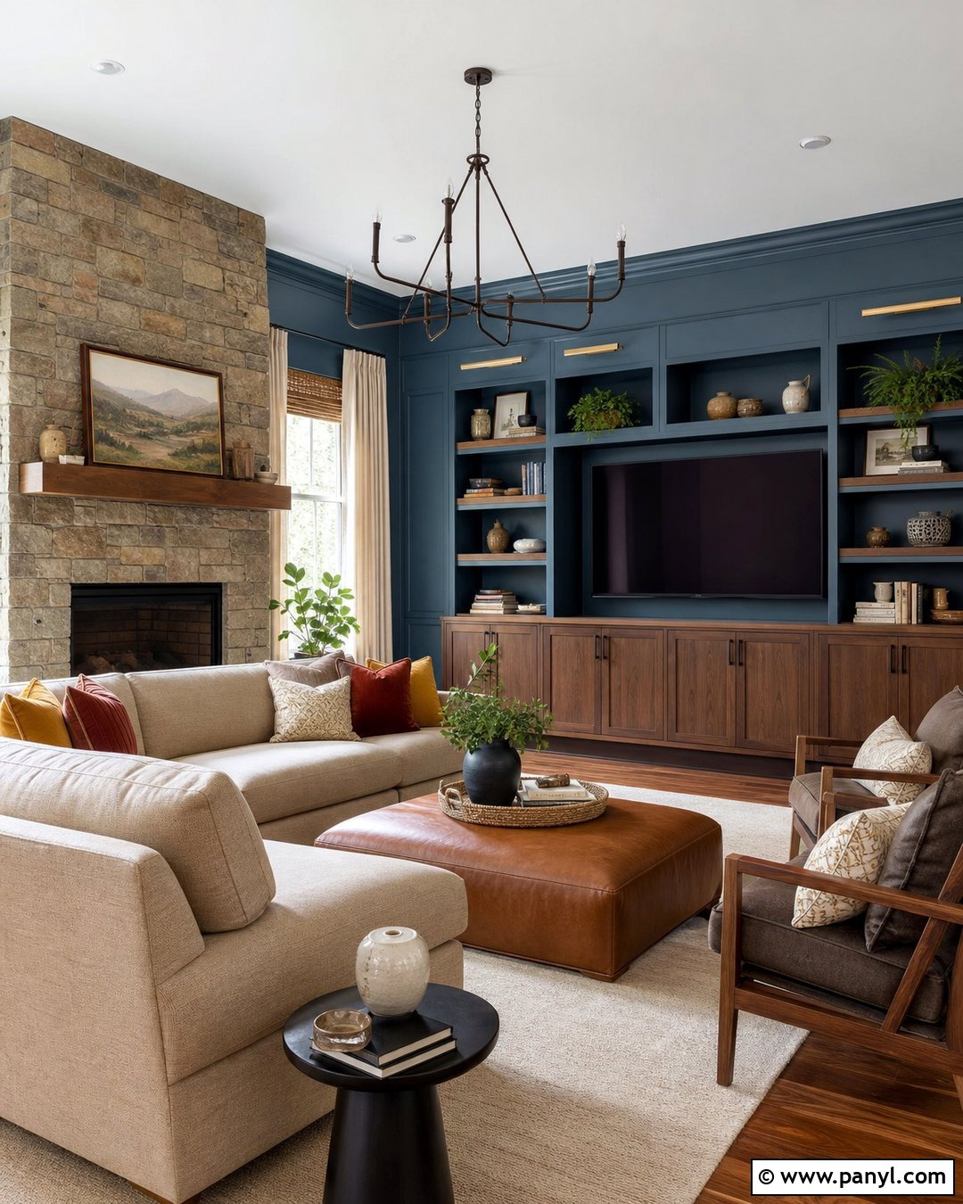Slate Blue Walls - 35 House Wall Colors