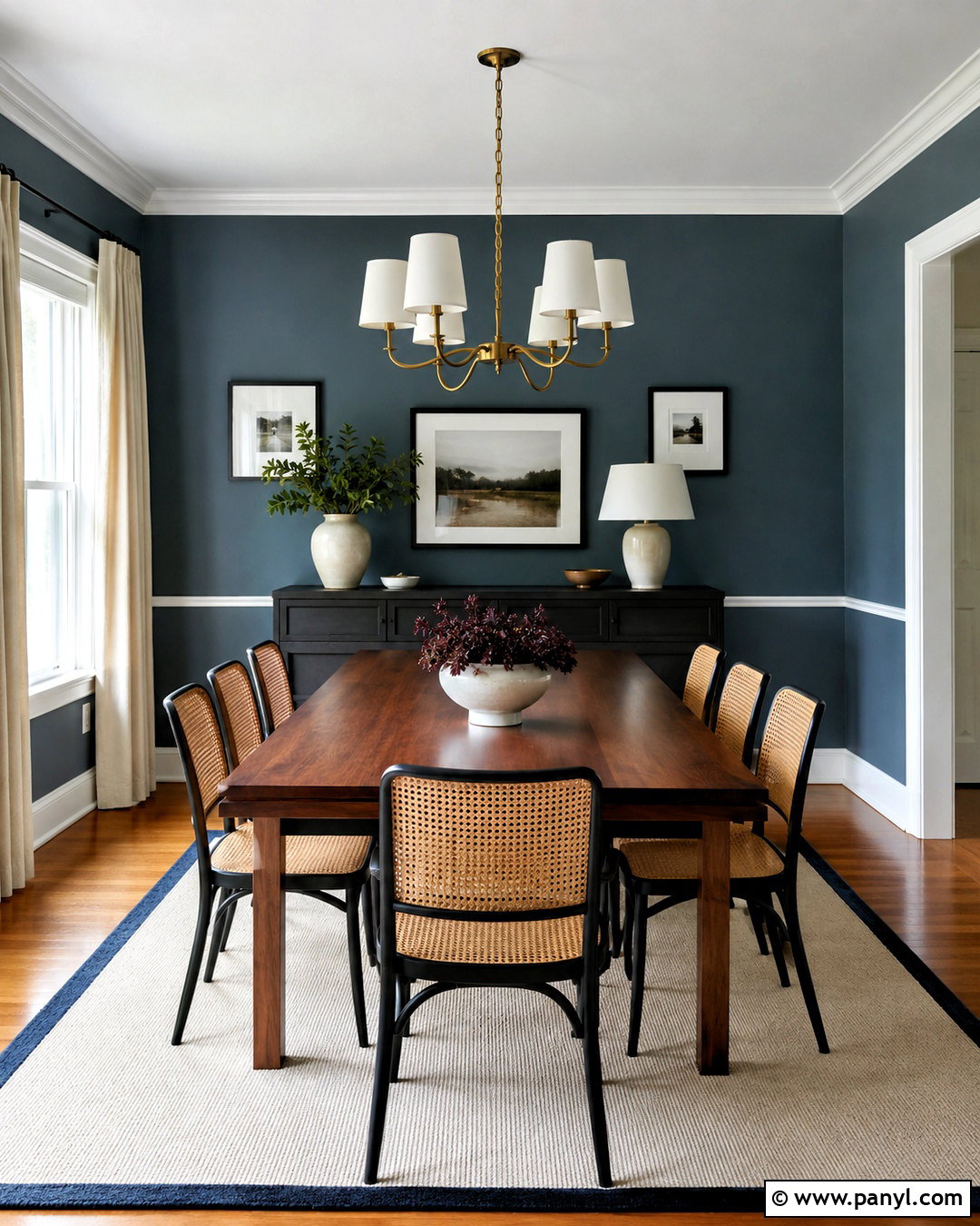 Slate Blue Walls With Oak Floors - 20 Wall Colors That Go With Wood Floors