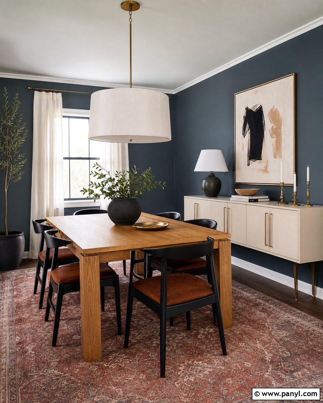Slate Blue Walls - 30 modern wall colors