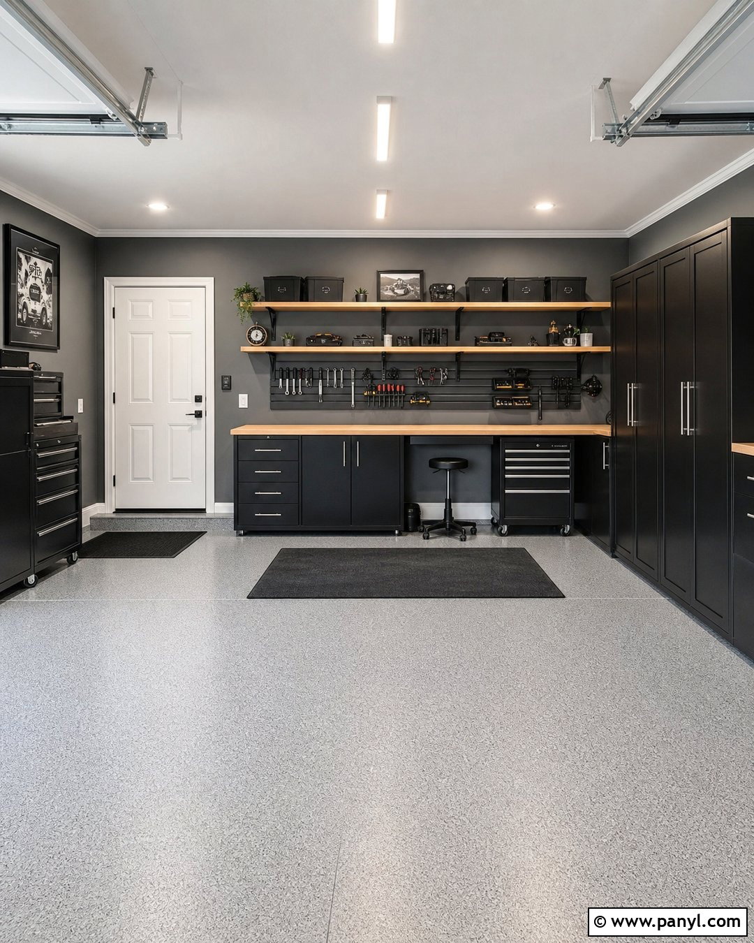 Slate Gray Garage Walls - 35 Garage Walls Paint Colors