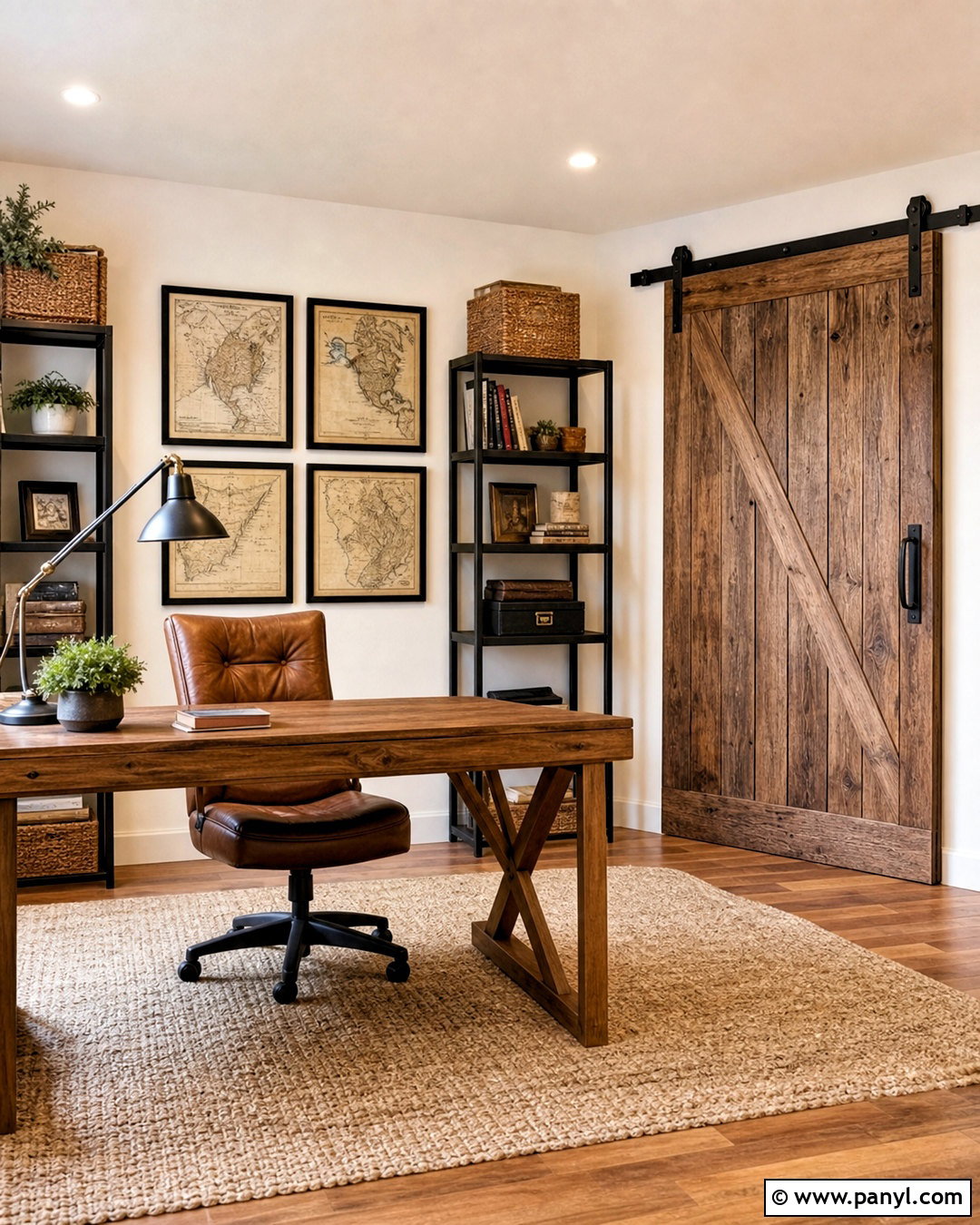 Sliding Barn Door Rustic Wall - 20 rustic wall design ideas
