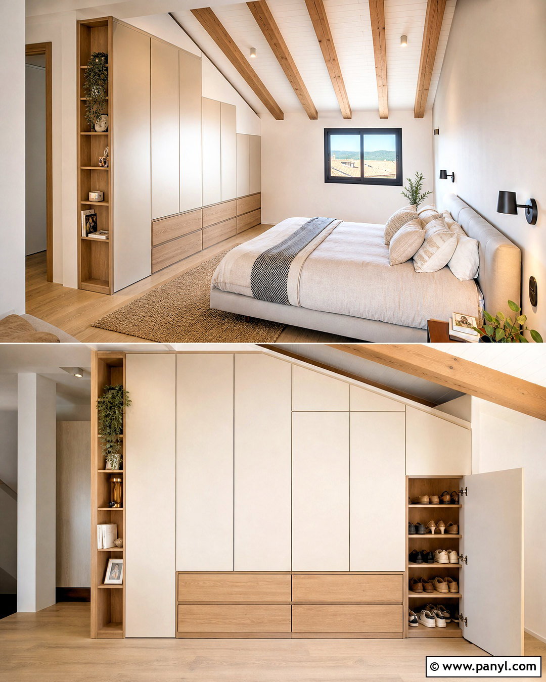 Sloped Ceiling Wardrobe - 20 trending wardrobe design ideas