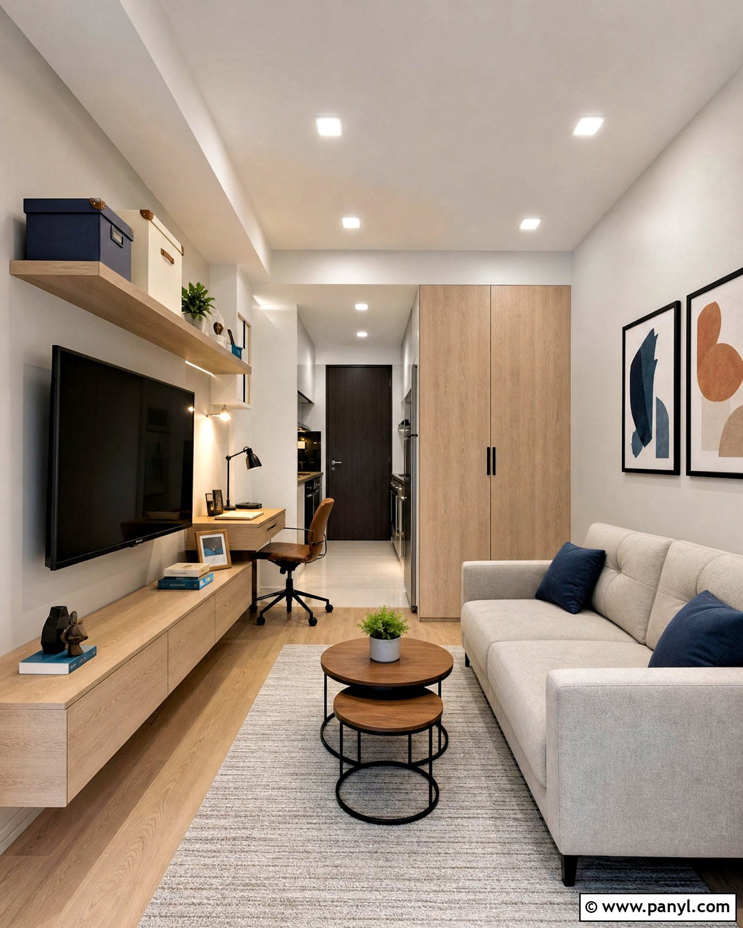 Small Apartment TV Wall - 20 tv decoration wall modern ideas
