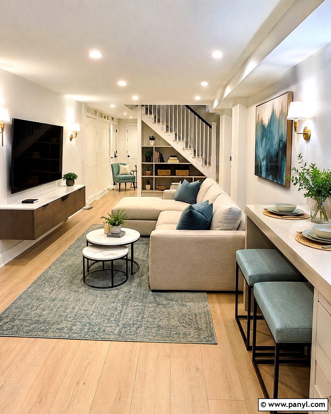 Small Basement Layout - 20 cool basement ideas