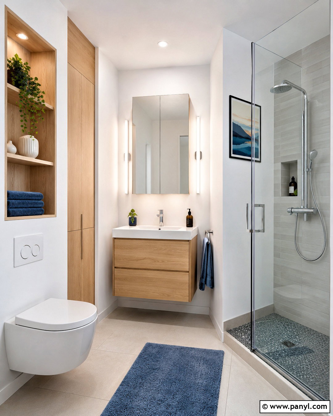 Small Bathroom With White Walls - 20 White Walls In Bathroom Ideas