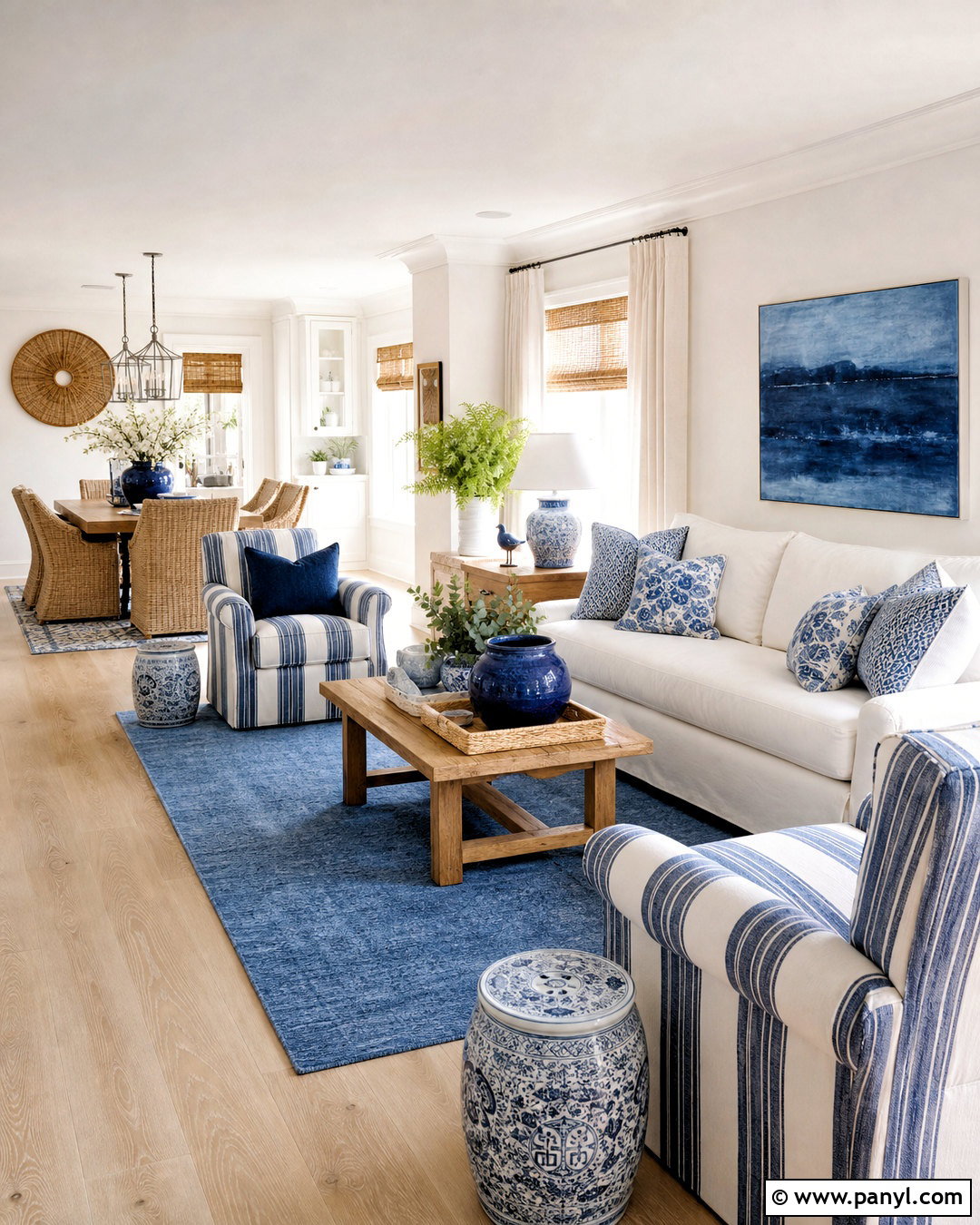 Small Beach House Blue And White Interior - 20 small beach house interior ideas