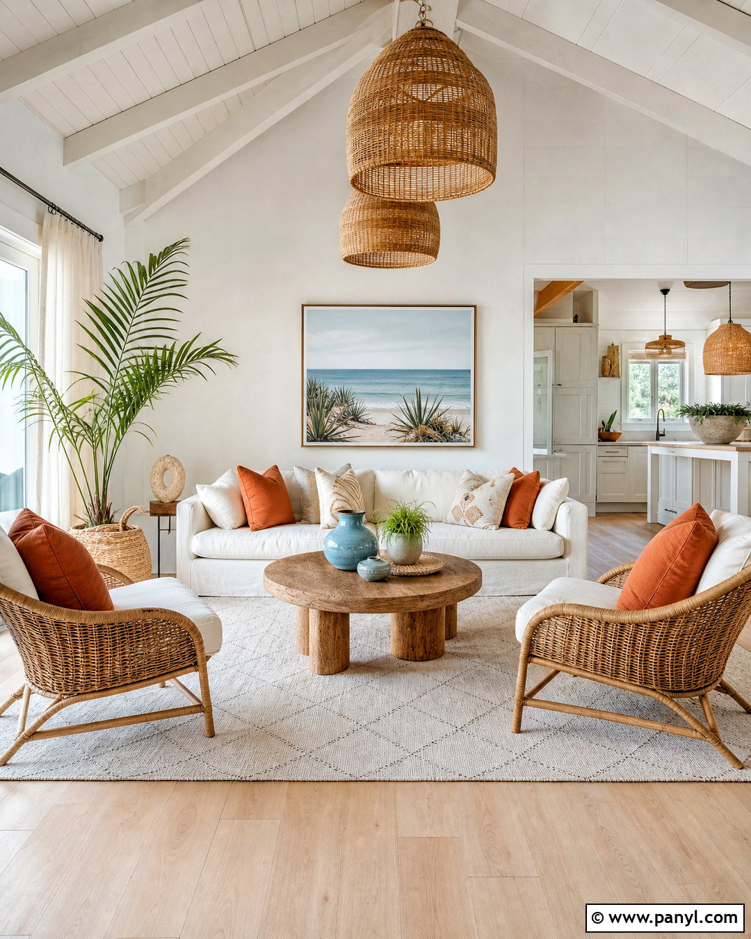 Small Beach House Coastal Boho Interior - 20 small beach house interior ideas
