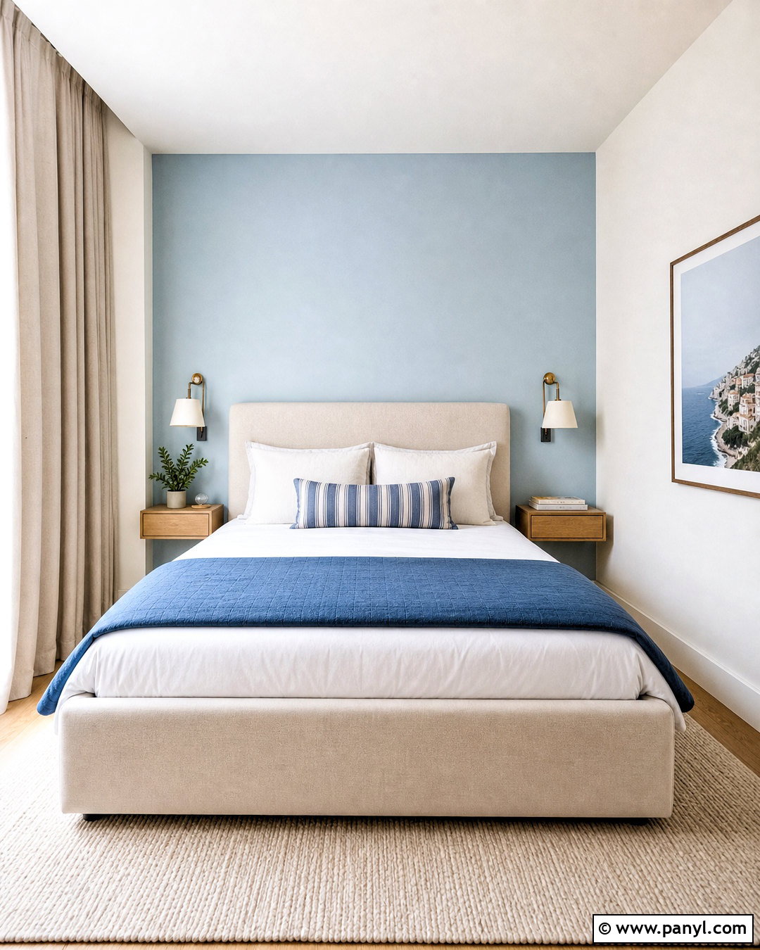 Small Bedroom Light Blue Accent Wall - 20 light blue accent wall bedroom ideas