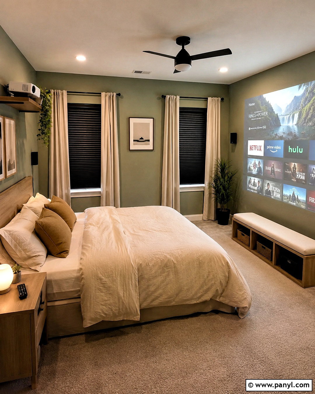 Small Bedroom Projector Setup - 20 projector setup ideas