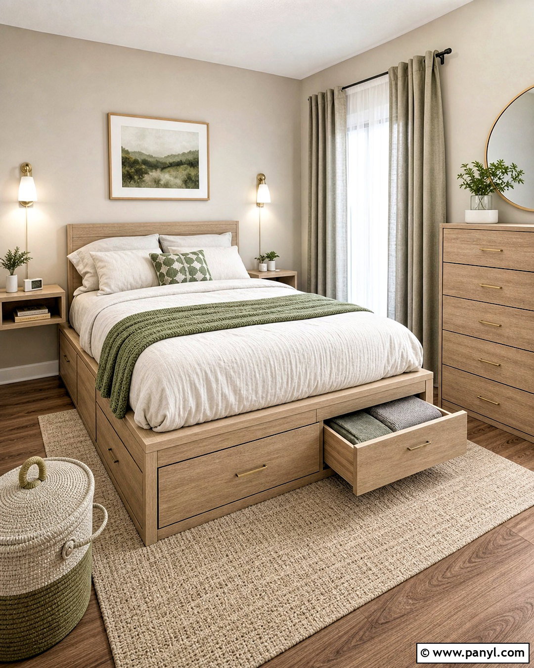 Small Bedroom Storage - 20 bedroom decor ideas