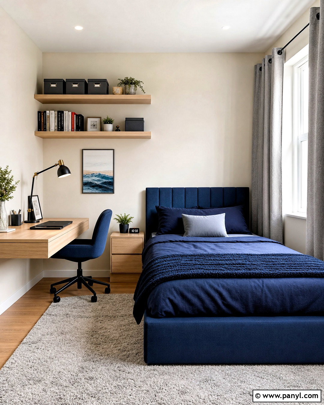 Small Bedroom With Desk - 20 small bedroom ideas