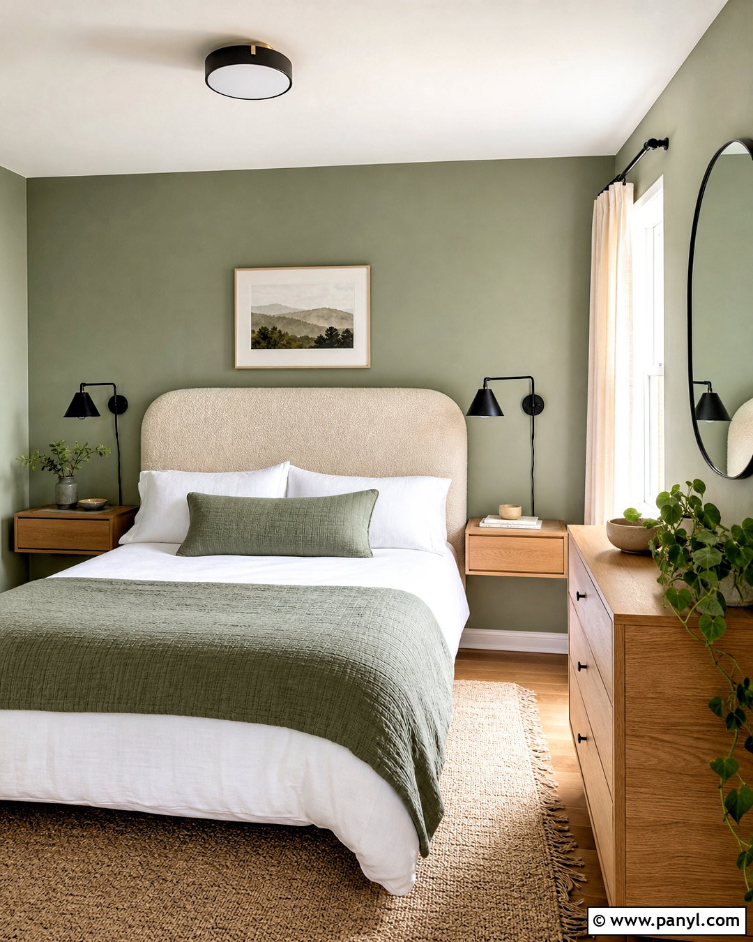 Small Bedroom With Floating Nightstands - 20 small bedroom ideas