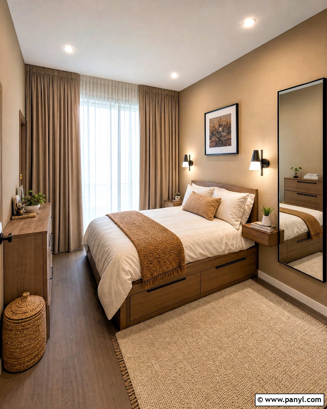Small Bedroom With Light Brown Walls - 20 light brown bedroom walls