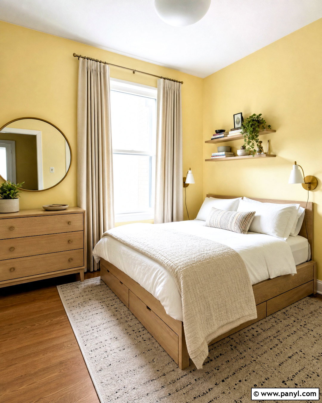 Small Bedroom With Pale Yellow Walls - 20 pale yellow bedroom walls