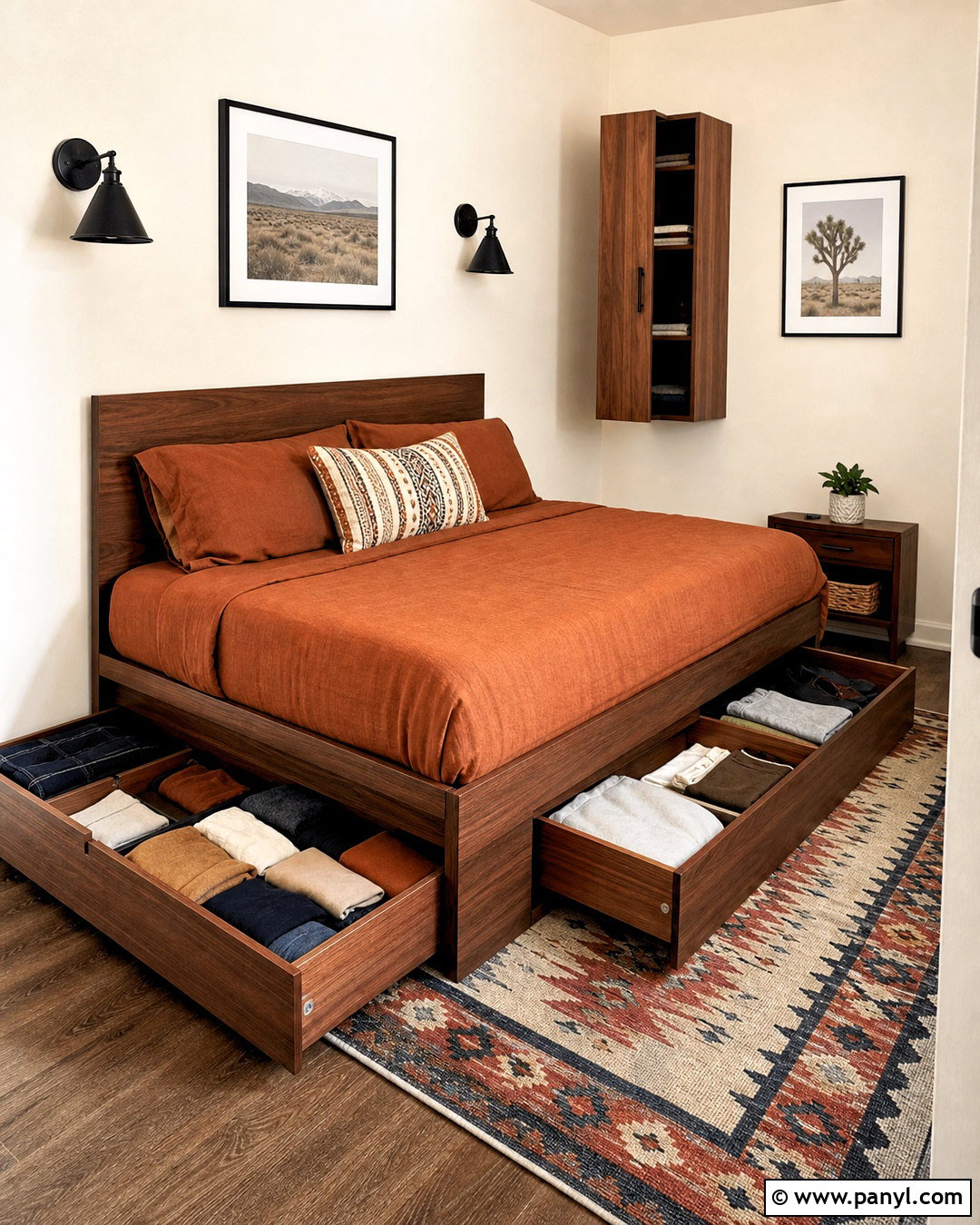 Small Bedroom With Storage Bed - 20 small bedroom ideas