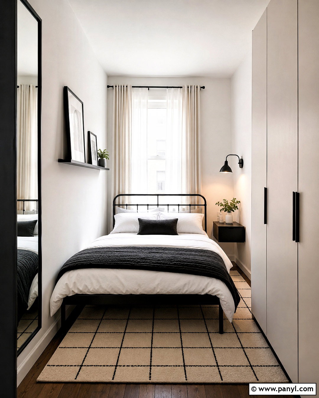Small Black And White Bedroom - 20 black and white interior design ideas
