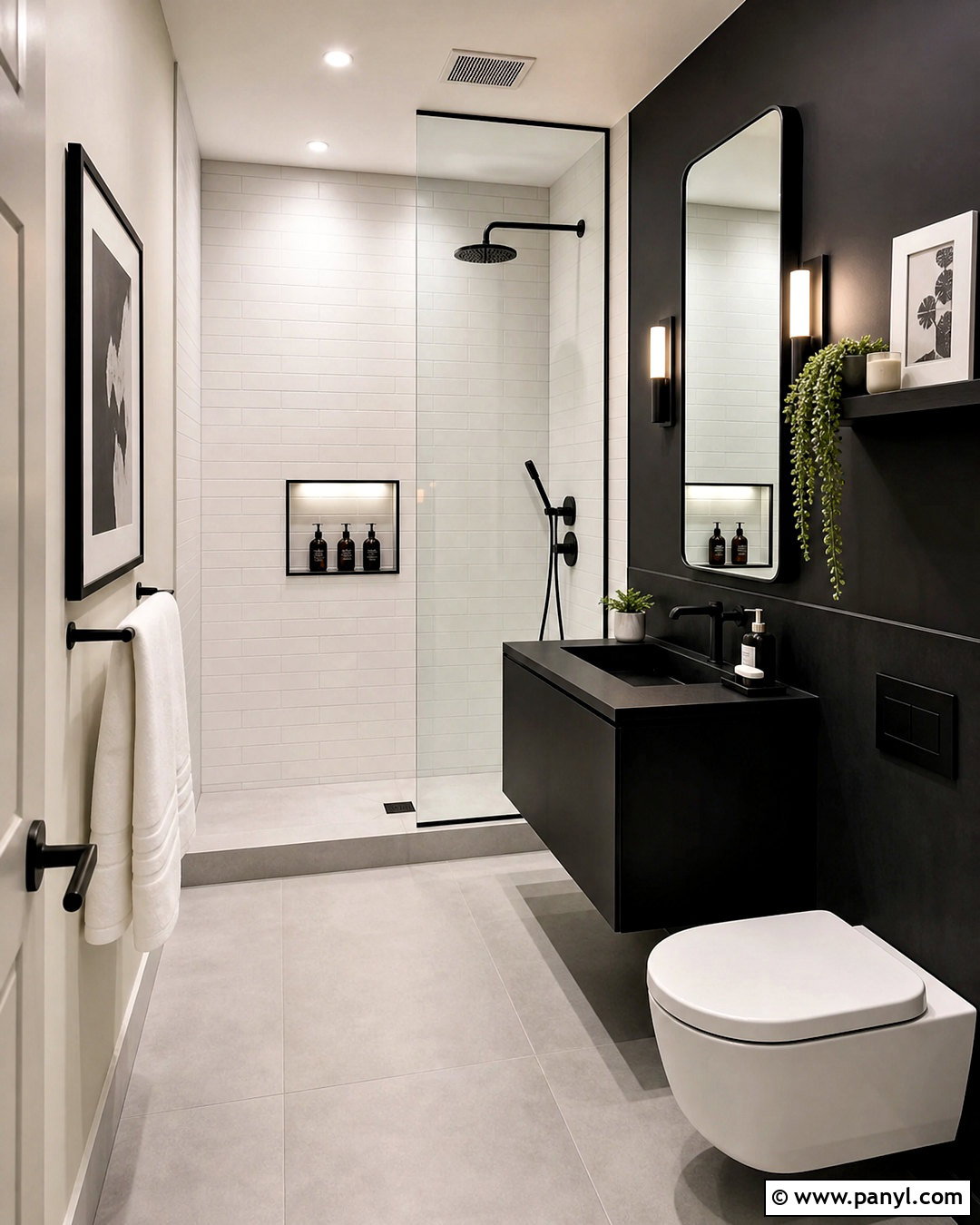 Small Black Guest Bathroom - 20 black guest bathroom ideas