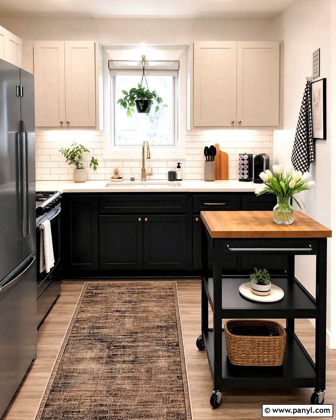 Small Black Rental Kitchen - 20 small black kitchen ideas