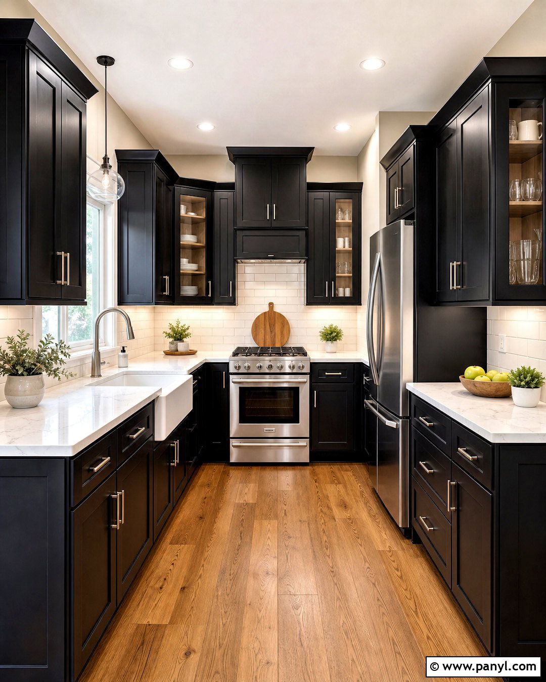 Small Black Shaker Kitchen - 20 small black kitchen ideas