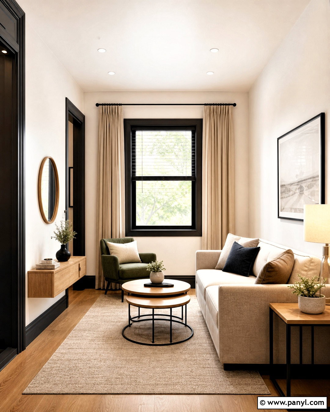 Small Black Trim Living Room - 20 black trim interior living rooms