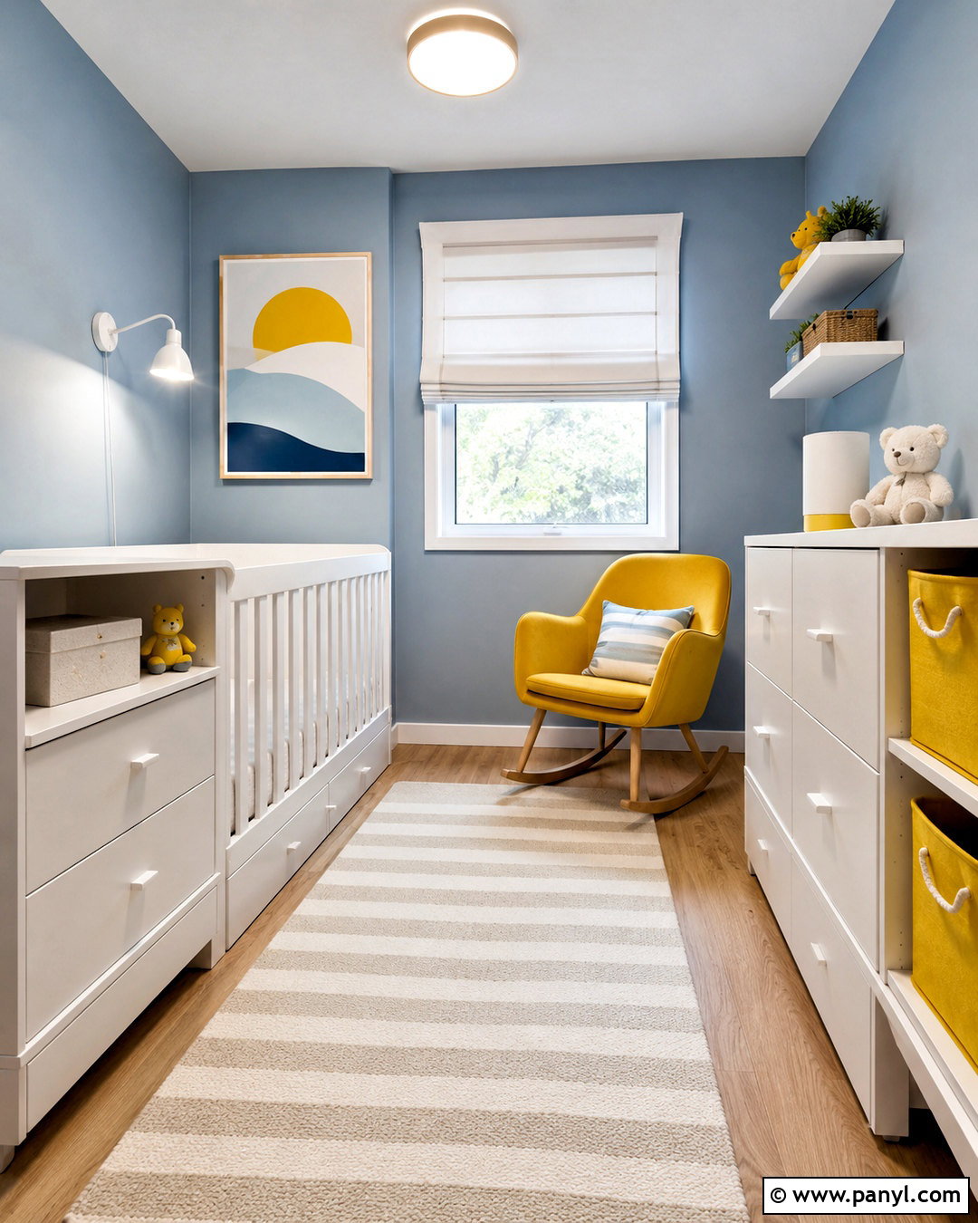 Small Blue And Yellow Nursery - 20 blue and yellow nursery ideas