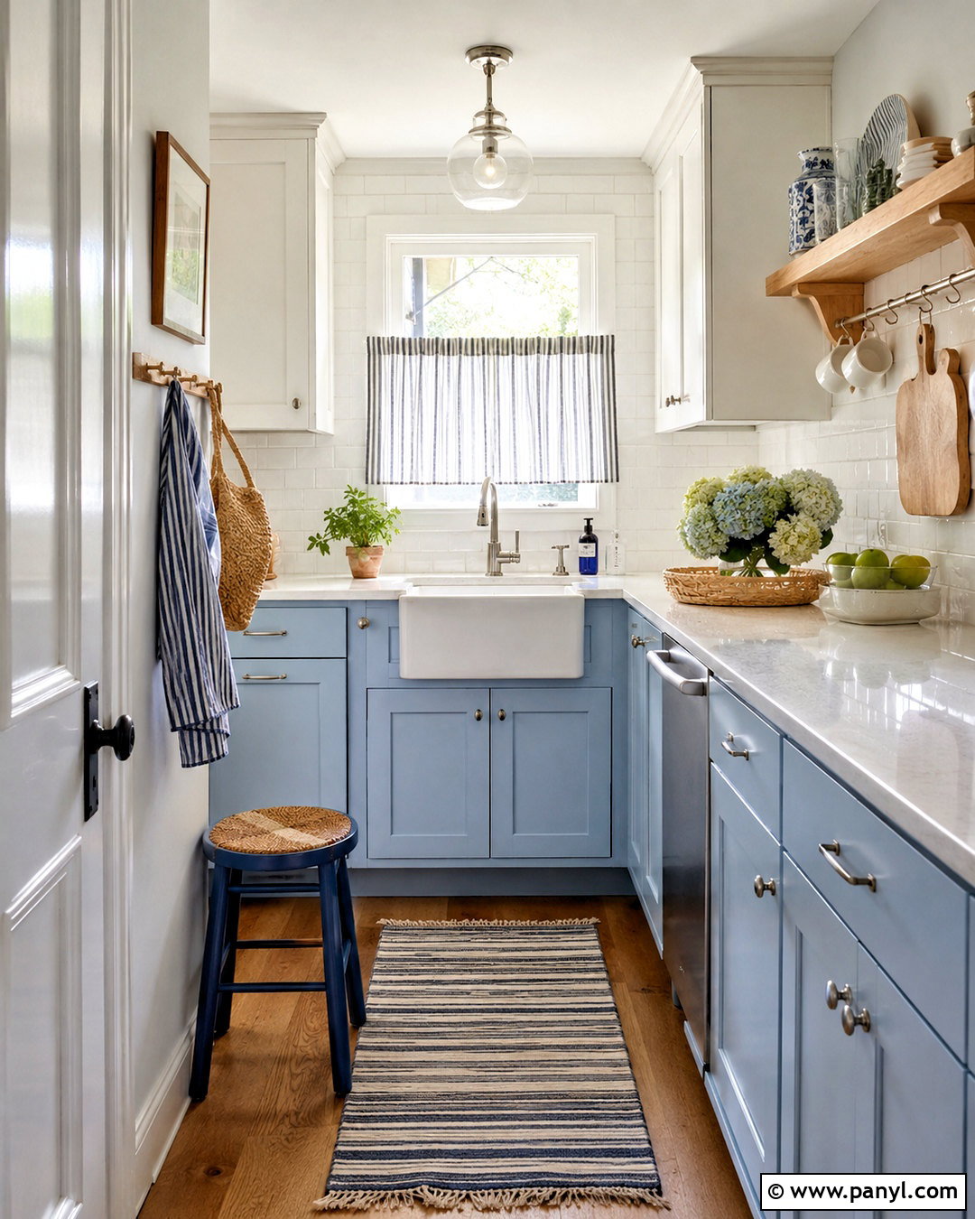 Small Blue Cottage Kitchen - 20 blue cottage kitchen ideas