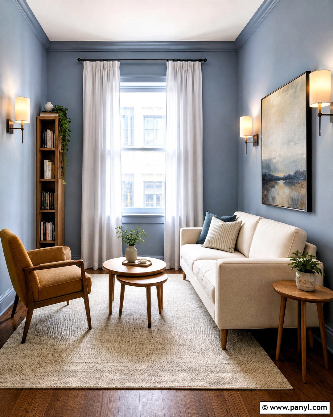 Small Blue Living Room - 20 blue paint living room ideas