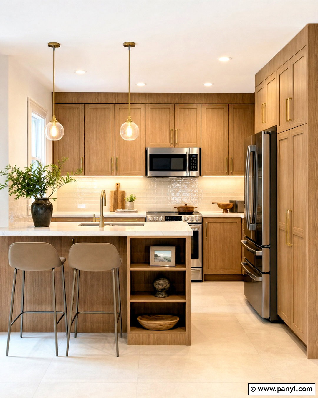 Small Brown Kitchen - 20 kitchen design brown ideas