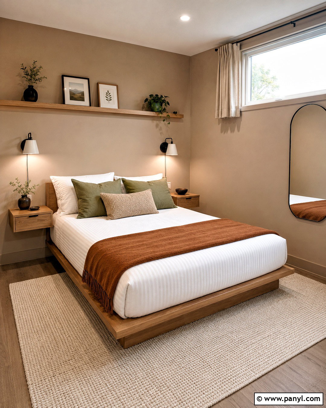 Small Brown Wall Bedroom - 20 brown wall bedroom ideas
