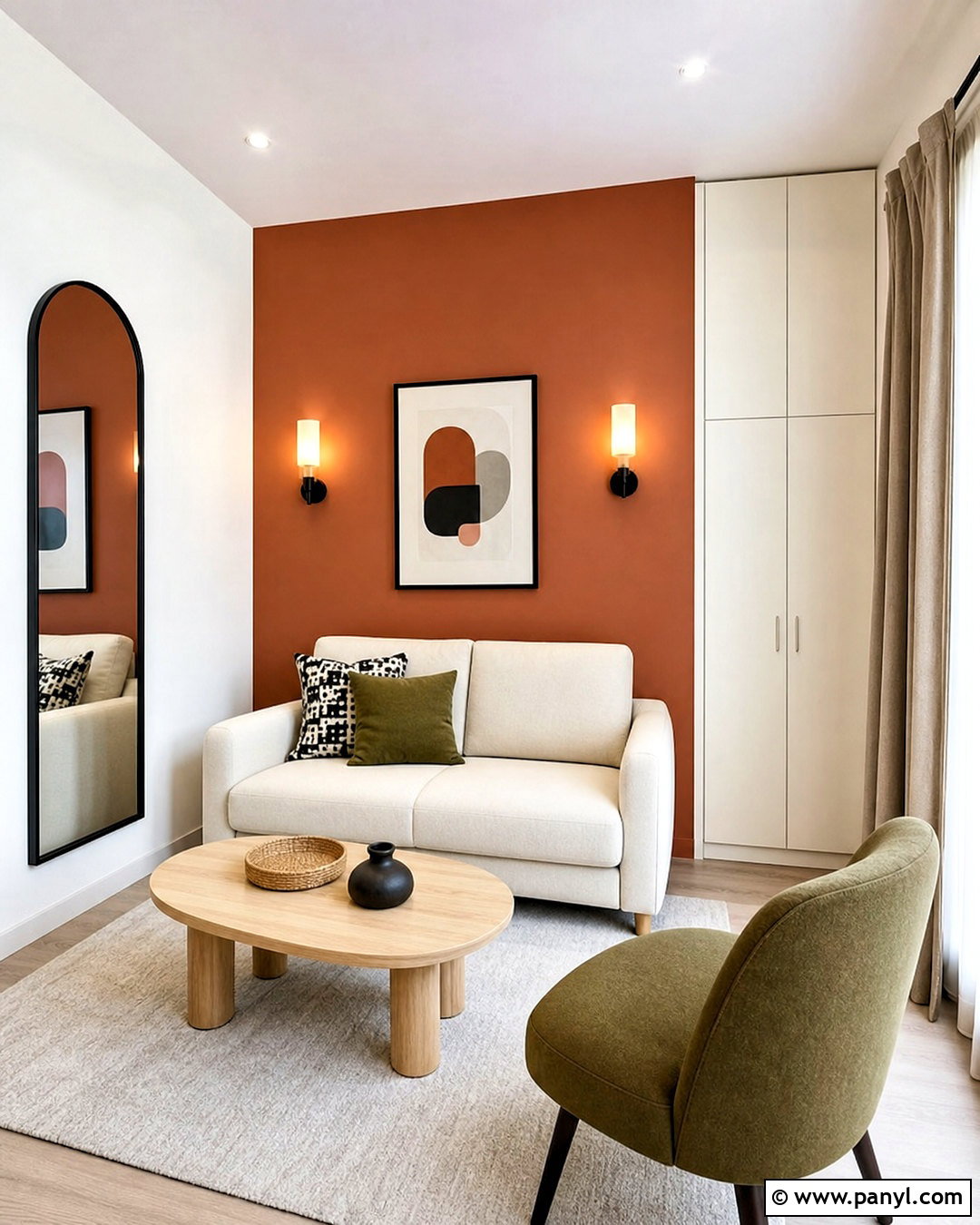 Small Burnt Orange Living Room Wall - 20 burnt orange living room walls