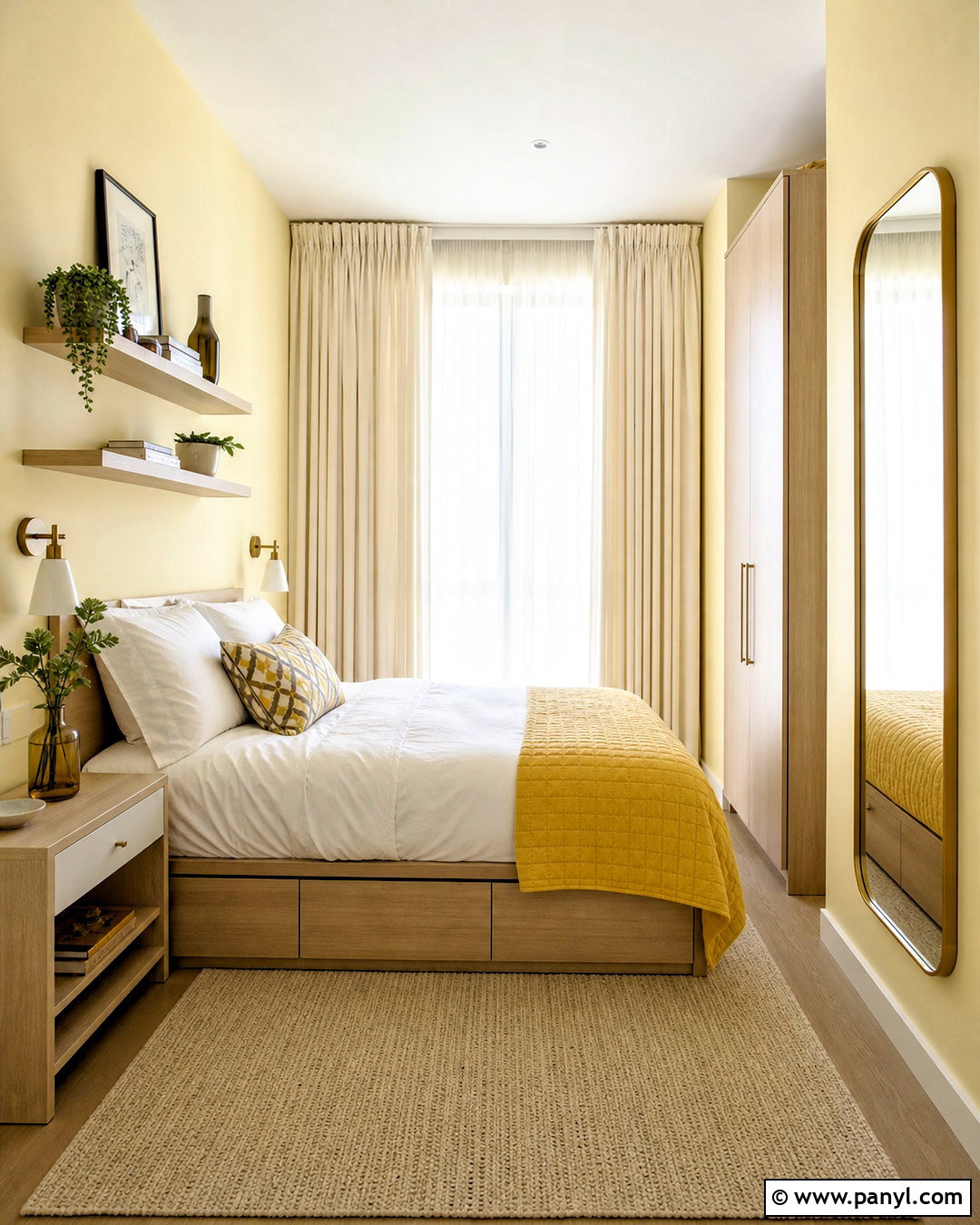 Small Butter Yellow Bedroom - 20 butter yellow bedroom ideas