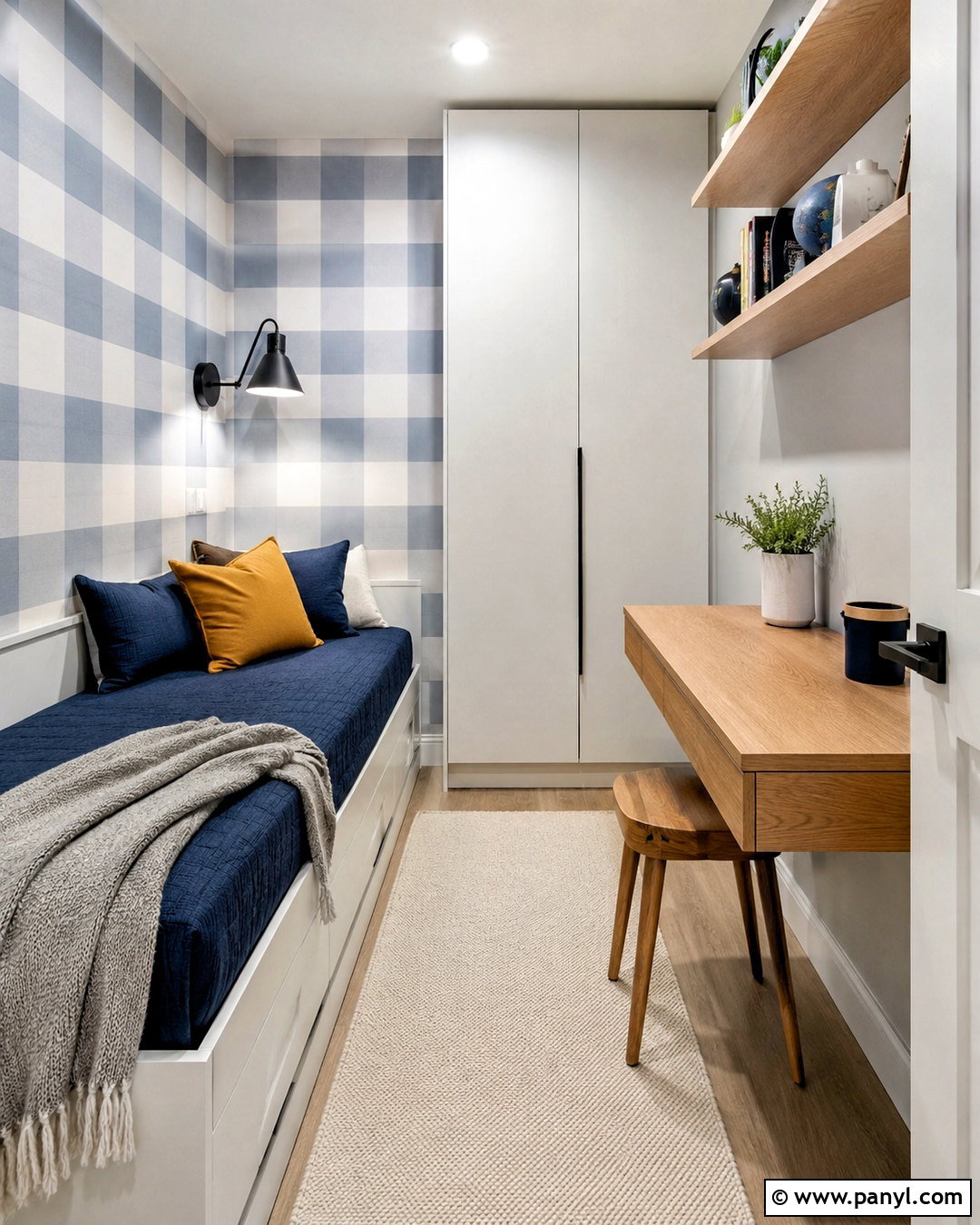 Small Checkered Boys Room - 20 checkered boys room ideas