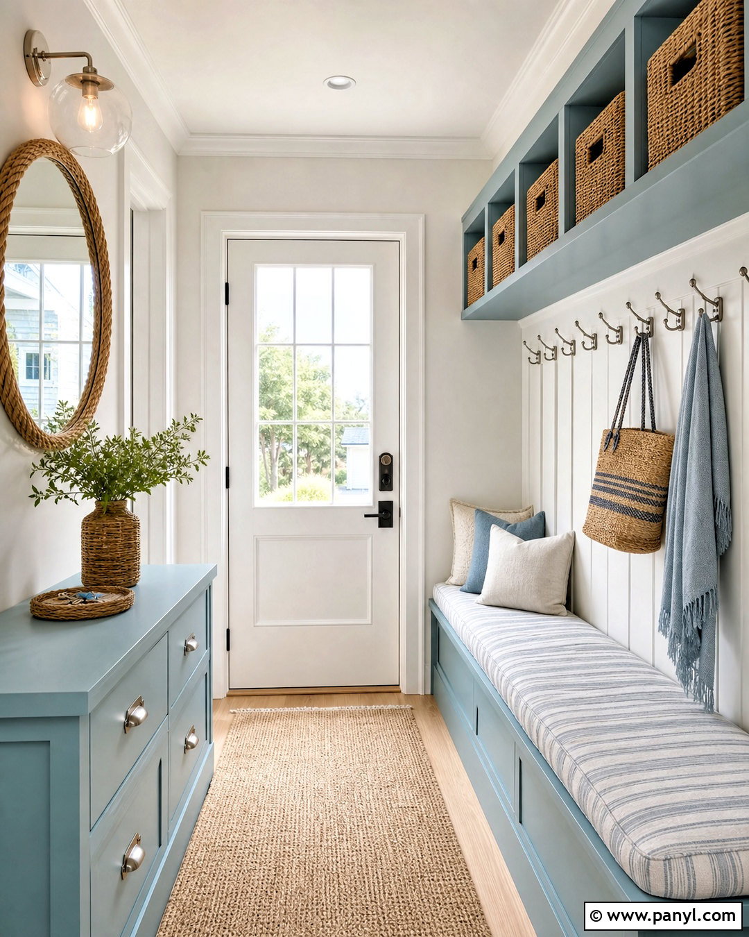 Small Coastal Mudroom - 20 small mudroom ideas
