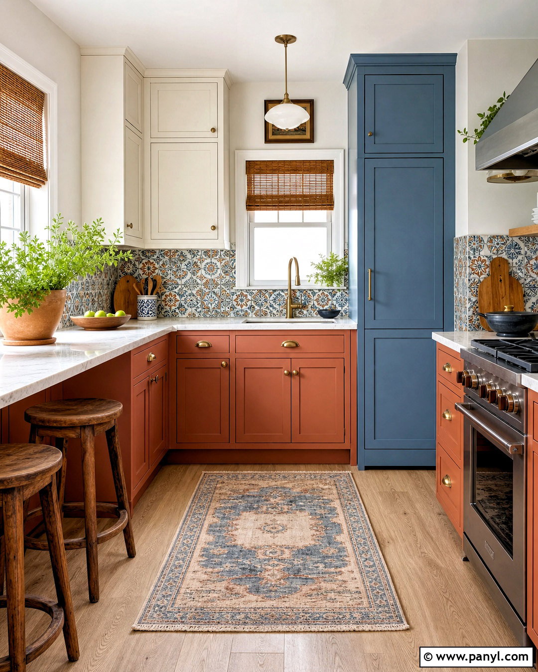 Small Colorful Kitchen - 20 small kitchen remodel ideas