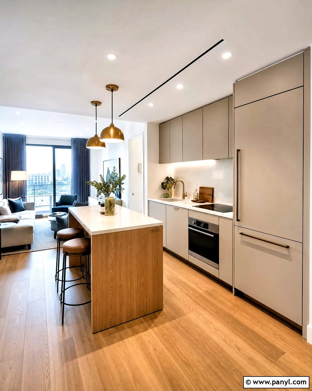 Small Condo Kitchen With Integrated Appliances - 20 small kitchen remodel ideas